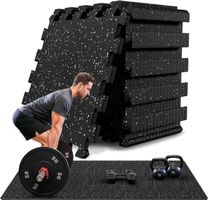 Bodenschutzmatte Fitness 18 Eva Gummi-Matten Gym Sportmatte