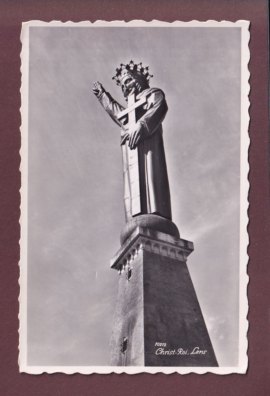 Cartoline postali: LENS - Christ Roi – Usato da Pully venduto da nicecards