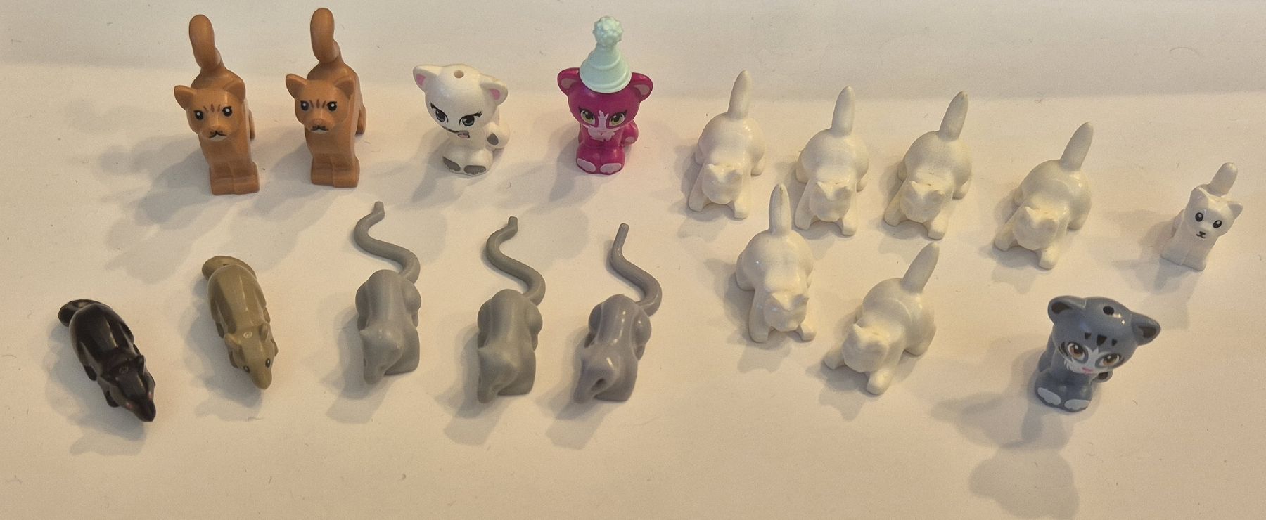 Lego Statuette: Lego Tierchen, Kätzchen & Mäuse – Usato da Russikon venduto da RemosBausteine