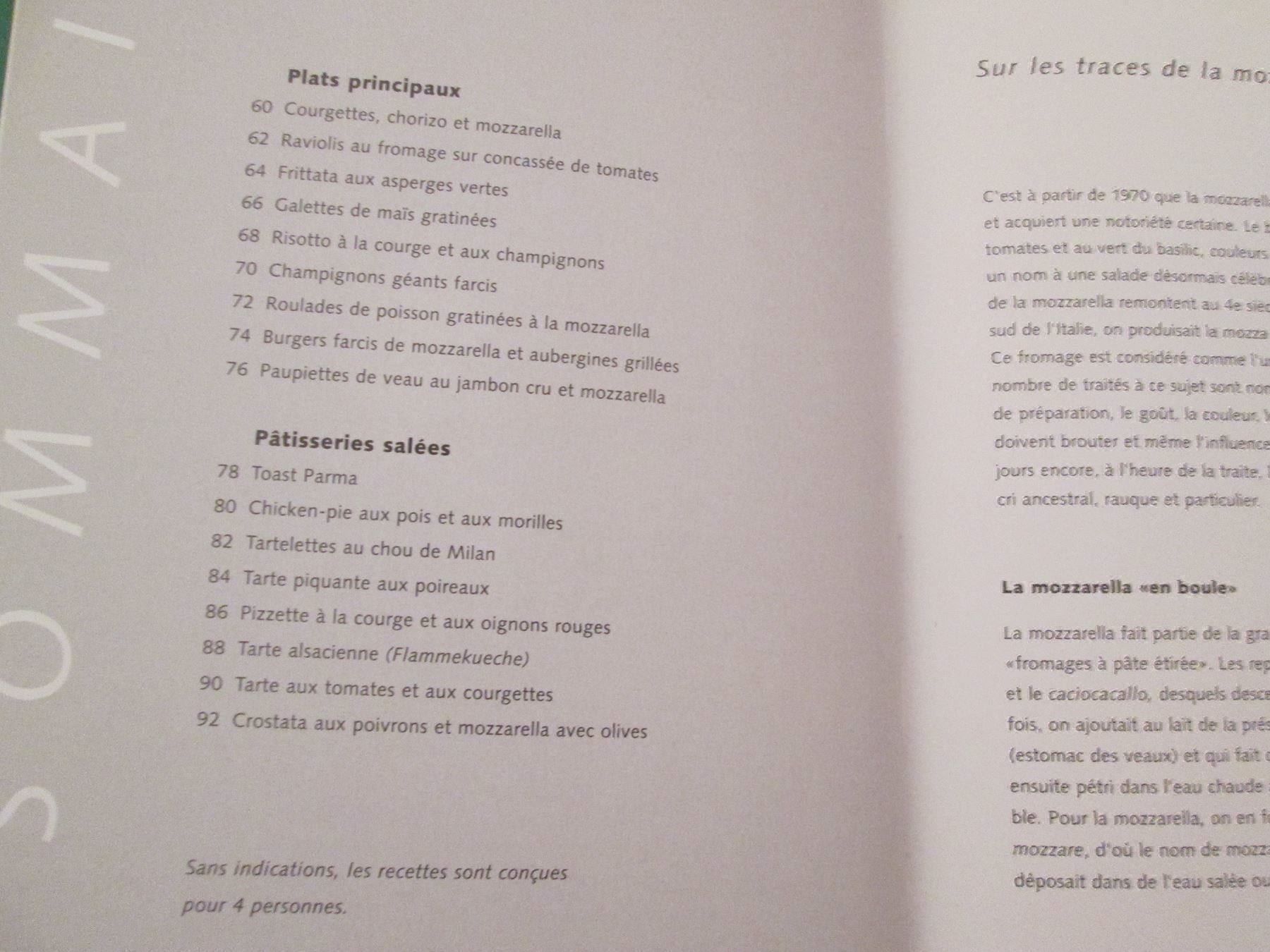 Libri: Mozzarella - La délicieuse Italienne – Usato da Neuchâtel venduto da Dualseele 2