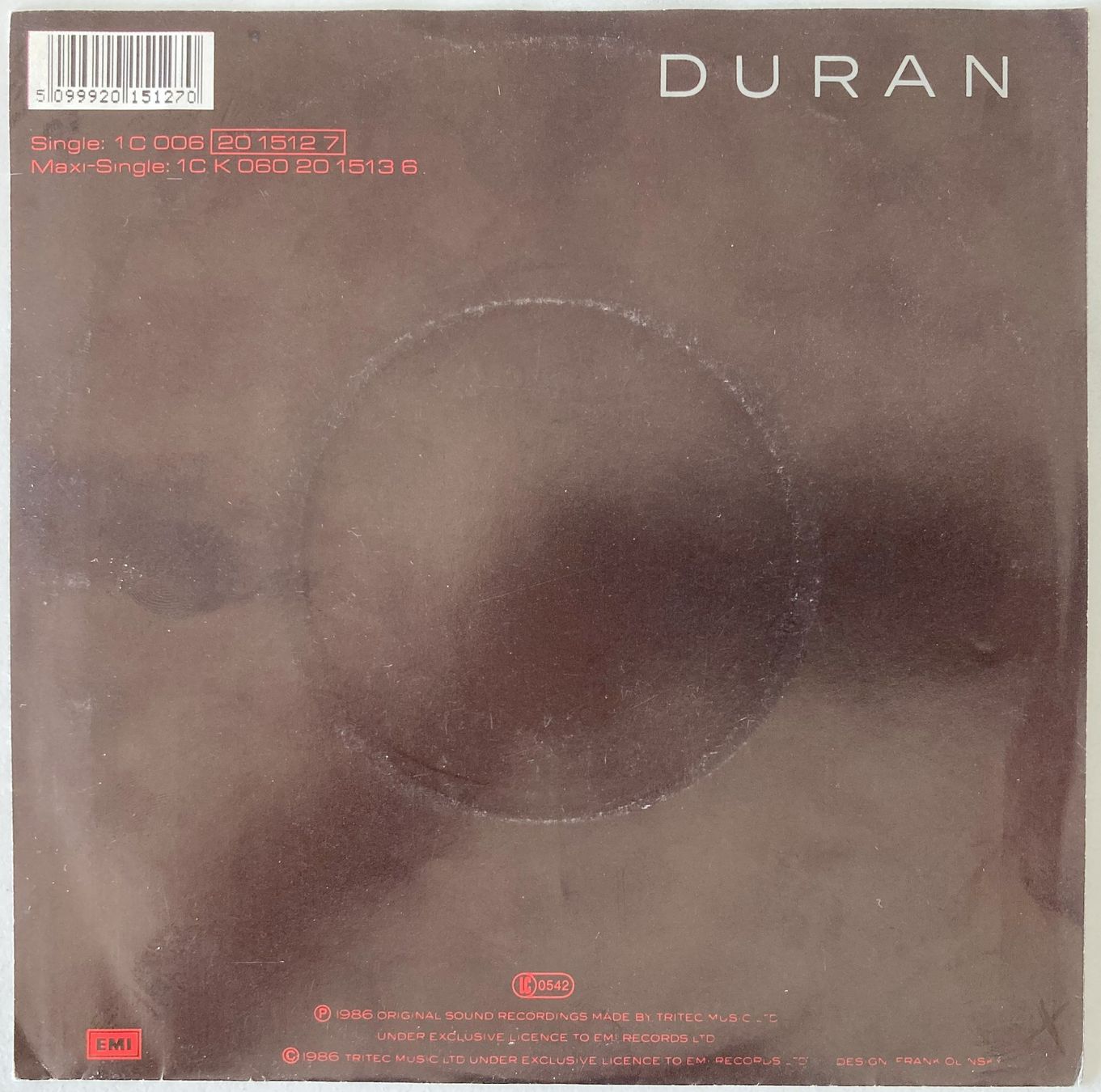 Dischi in vinile: DURAN DURAN - NOTORIOUS – Usato da Bottens venduto da hotter-than-hell 1