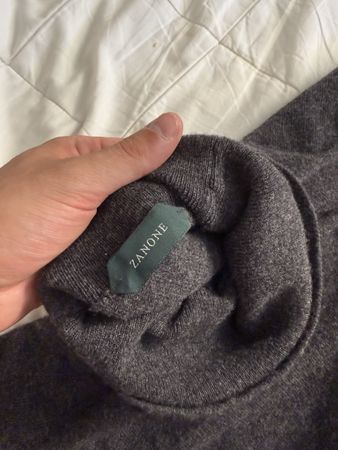 Zanone (Slowear) Rollkragenpullover Gr. 48 – Wolle/Kaschmir
