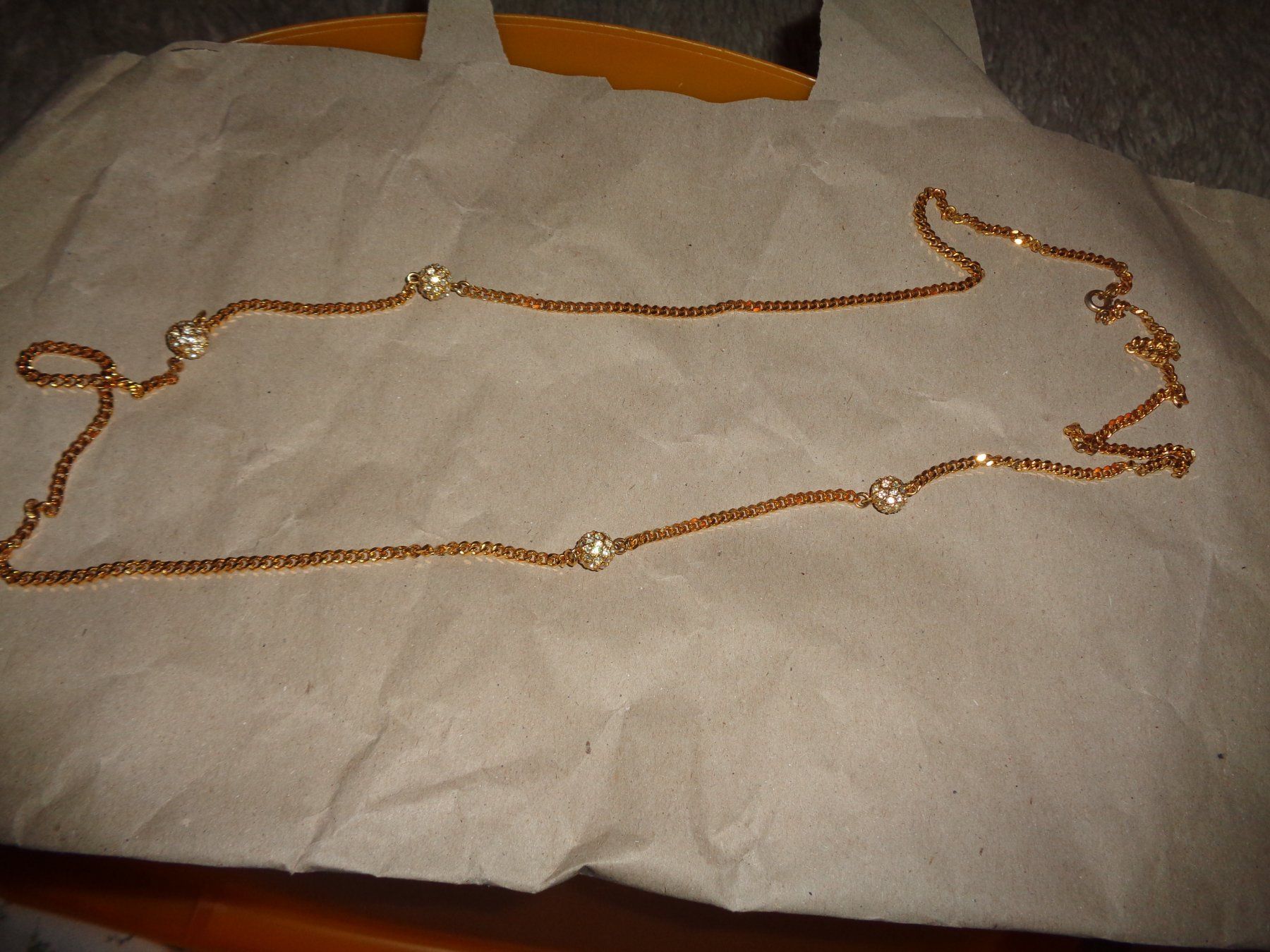 Catenine: *** Lange Kette **** / Funkel Kugeln – Usato da Othmarsingen venduto da Leuchtturmlady 2