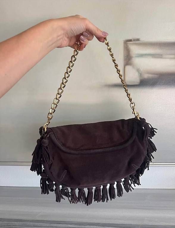 Moschino Borse da donna: Sac en daim chocolat Love Moschino – Usato da St-Sulpice VD venduto da dya_9c2f 1
