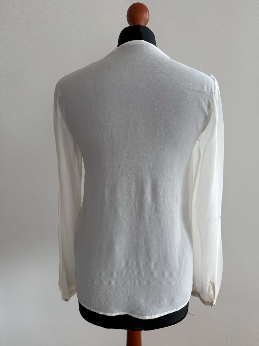 Esprit Camicette: Esprit Bluse Seide Gr. 32 / cremefarben / neuwertig  – Nuovo (secondo la descrizione) da Hergiswil NW venduto da Labello01 1