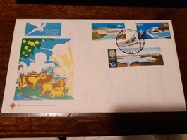 Rare! Enveloppe illustrée Afrique du Sud, Timbres oblitérés