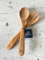 Bérard Salatbesteck aus Olivenholz, neu und ungebraucht