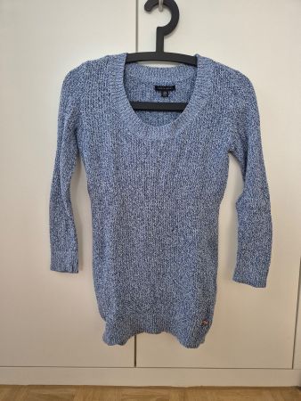 Blauer Strickpullover Gr. XS von Tommy Hilfiger