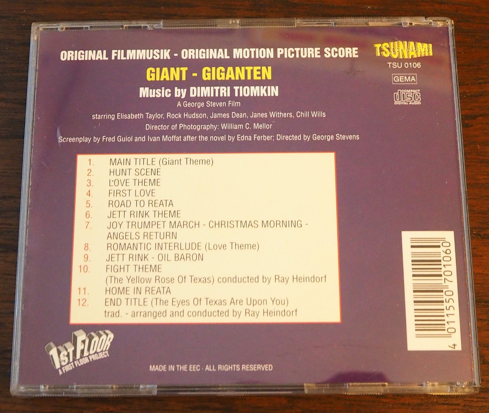 CDs: Giant / Dimitri Tiomkin / Soundtrack – Gebraucht aus Chur von dluli 1