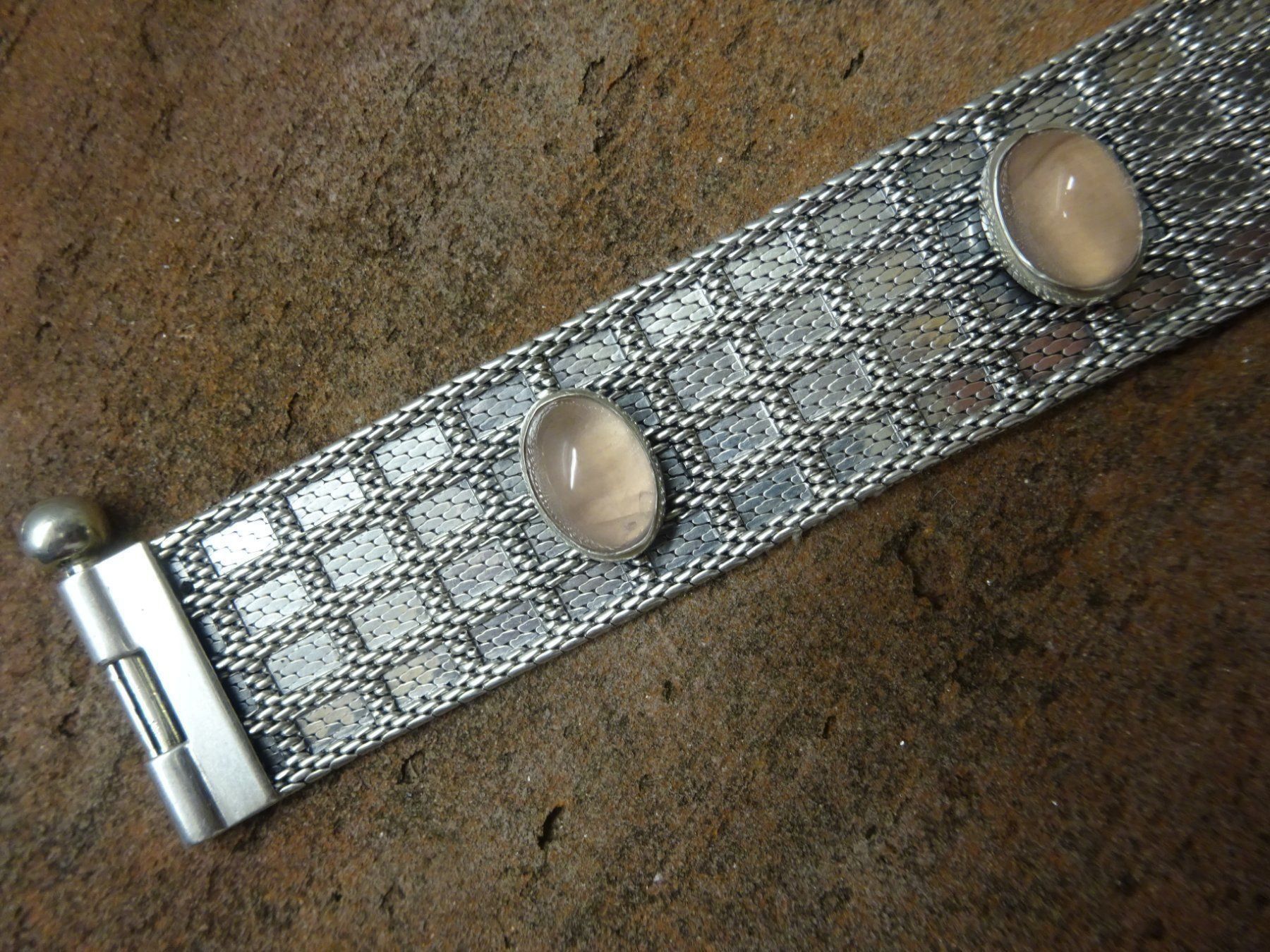 Bracciali & Braccialetti: Flachpanzer Armband Rosenquarz – Usato da Esslingen venduto da FetteSchnecke 6