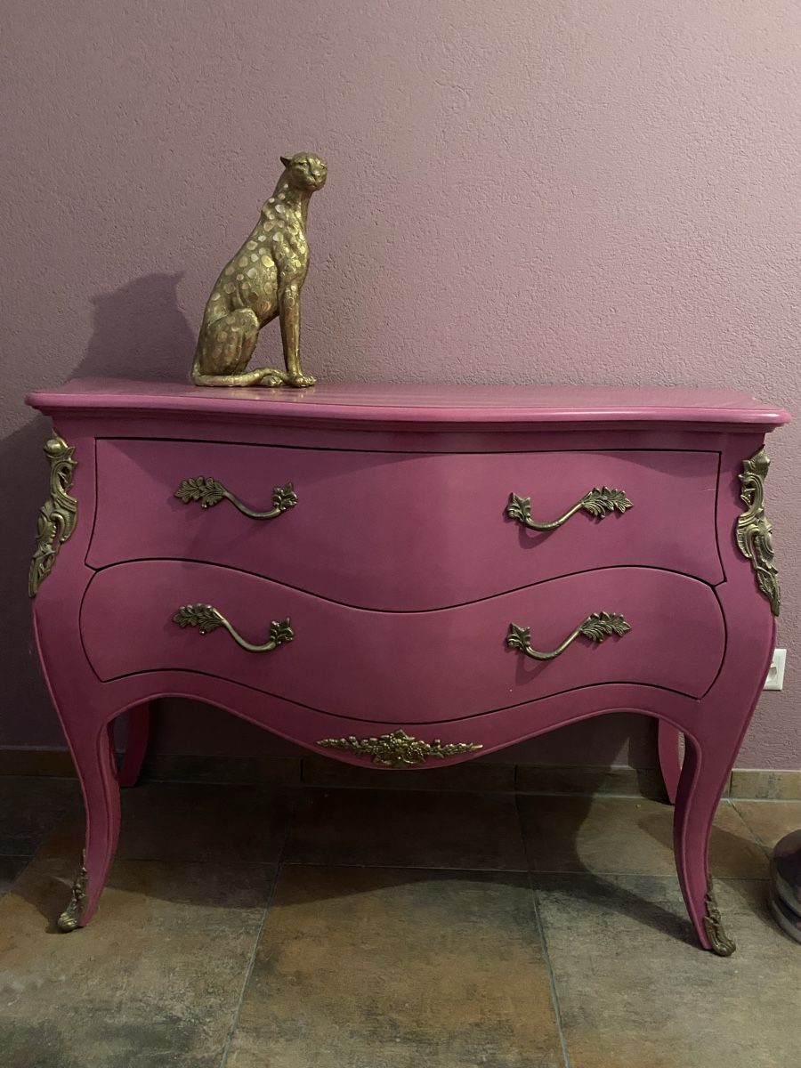Cassettiere: Barock-Kommode im Louis XV Stil / PINK – Nuovo (secondo la descrizione) da Wolfwil venduto da ISAsShop 1