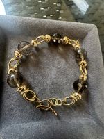 Armband mit Rauchquarz Perlen