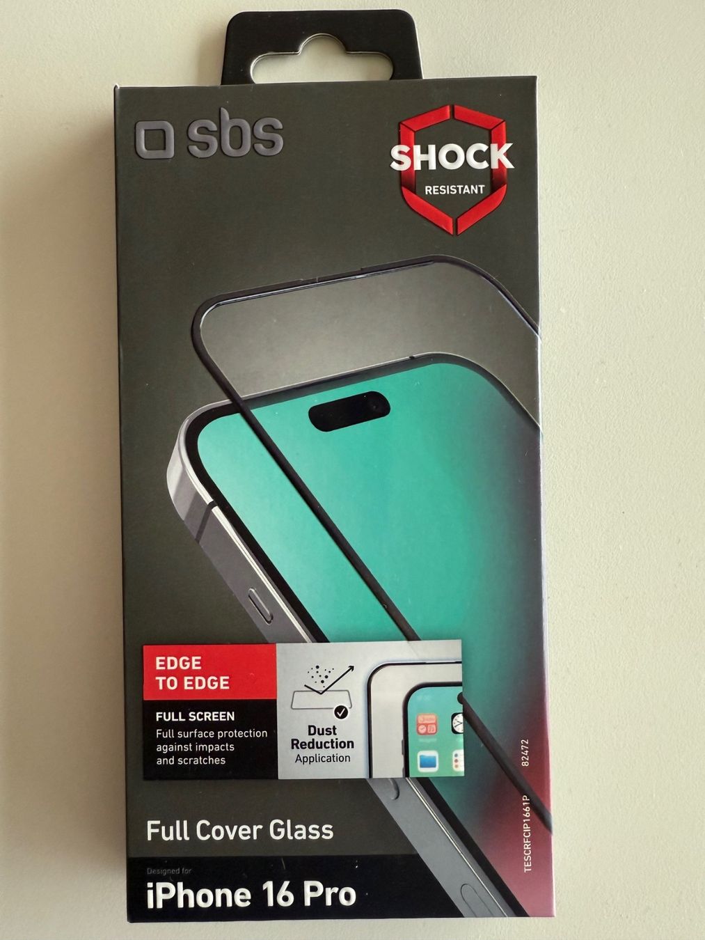 Ritocchi & pellicole di protezione: SBS Full cover glass iPhone 16 Pro – Nuovo e nell'imballaggio originale da St-Gingolph venduto da GoldenKeys