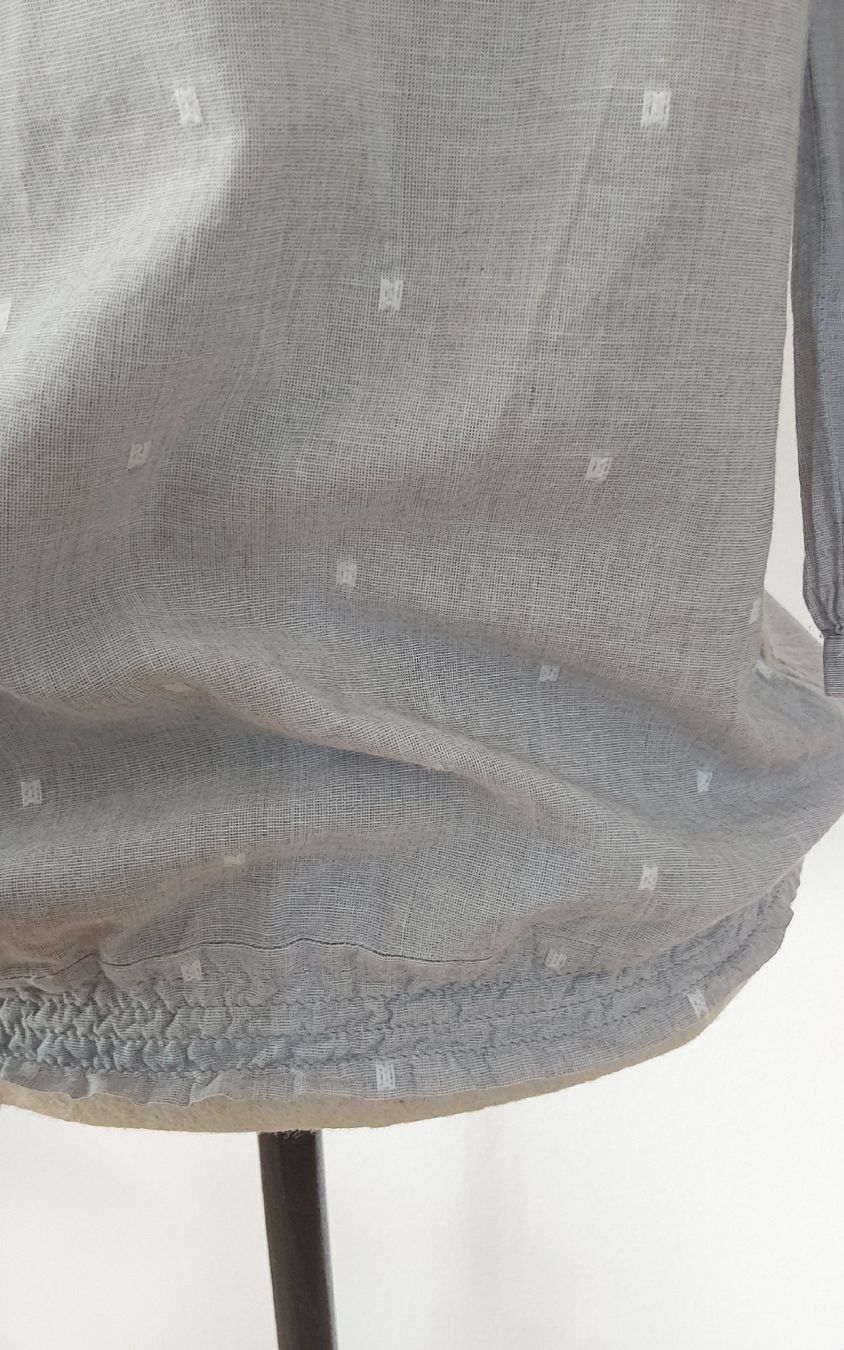 Opus Camicette: Bluse Tunika opus 38 Baumwolle hellgrau – Usato da Köniz venduto da scopello12 3