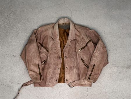 Echtleder Jacke 80er Vintage Gr. M - L