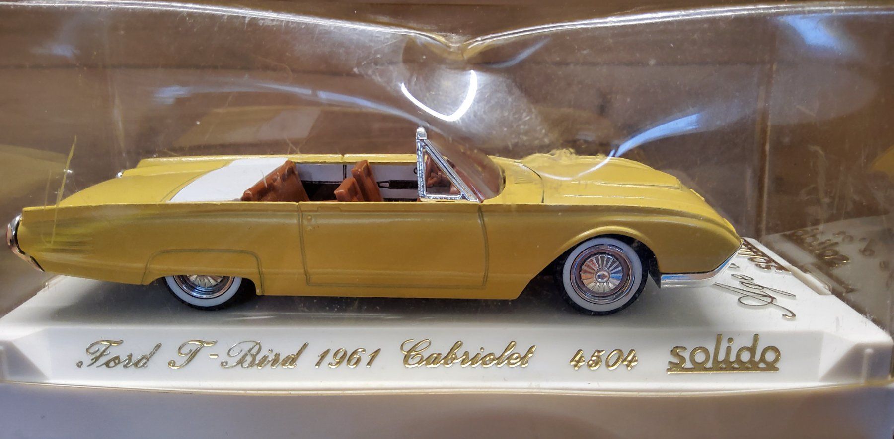 Ford Modellautos: Modellauto FORD THUNDERBIRD Cabriolet 1961 1:43 Solido – Neu (gemäss Beschreibung) aus Grüningen von VENOM59 4