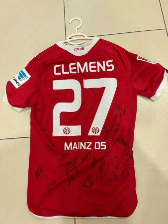 Mainz 05 Trikot Signiert und Matchprepared