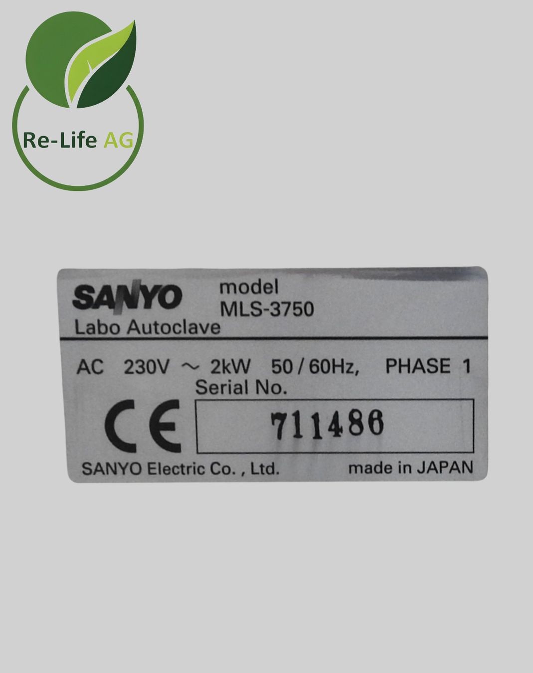 Pasti del neonato: Sanyo MLS-3750 Autoclave – Usato da Reinach BL venduto da Re-LifeAG_Labor 7