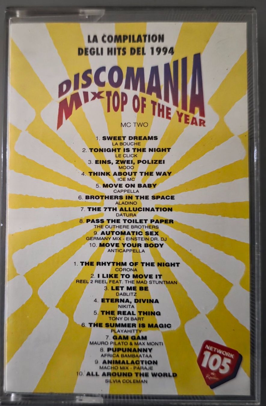 Musicassette: Various MC – Discomania Mix – Usato da Root venduto da atelier22