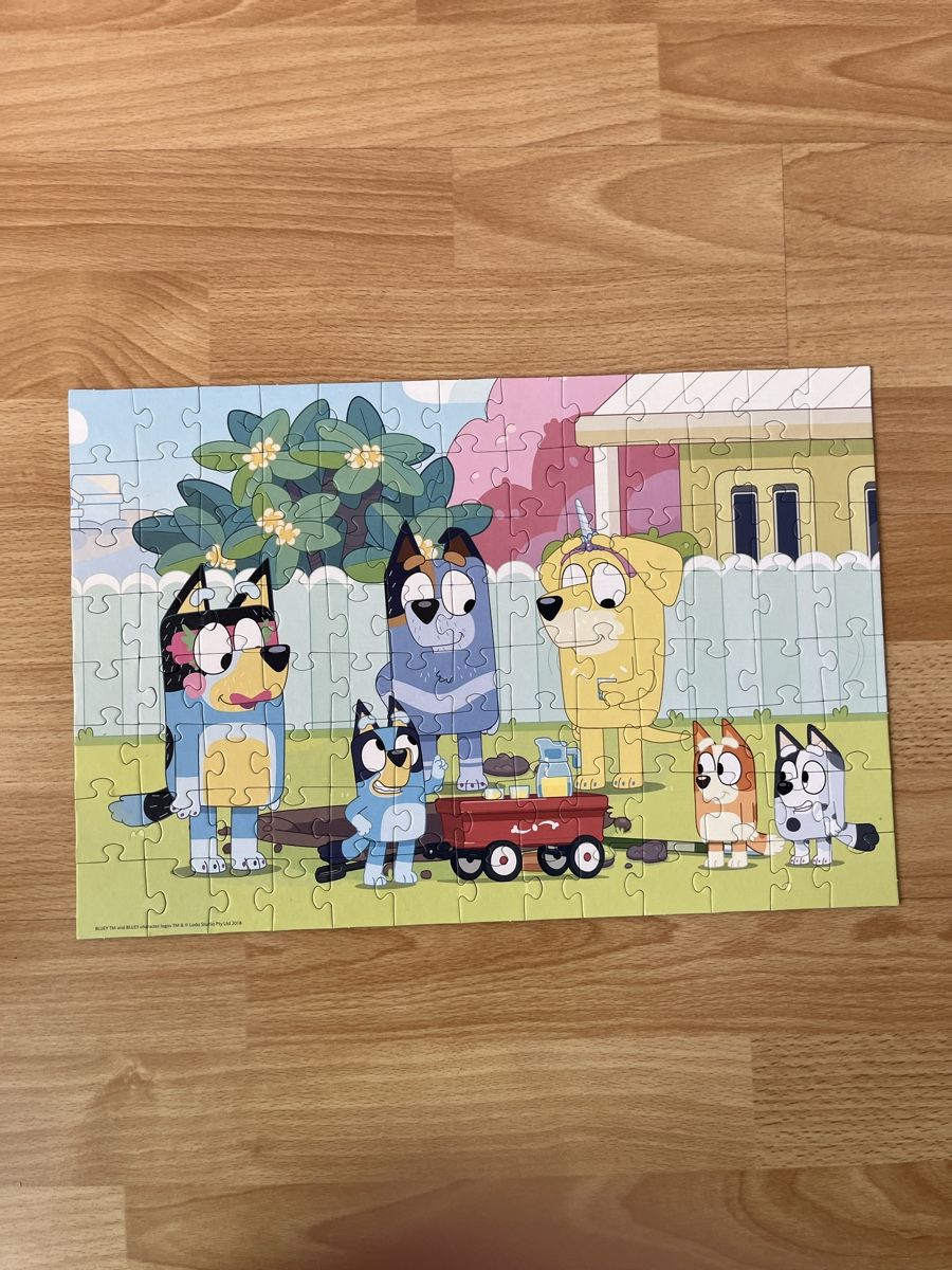 Puzzle: Bluey Puzzle, 100 teilig, 5+ – Usato da Zürich venduto da jmg_8005 2