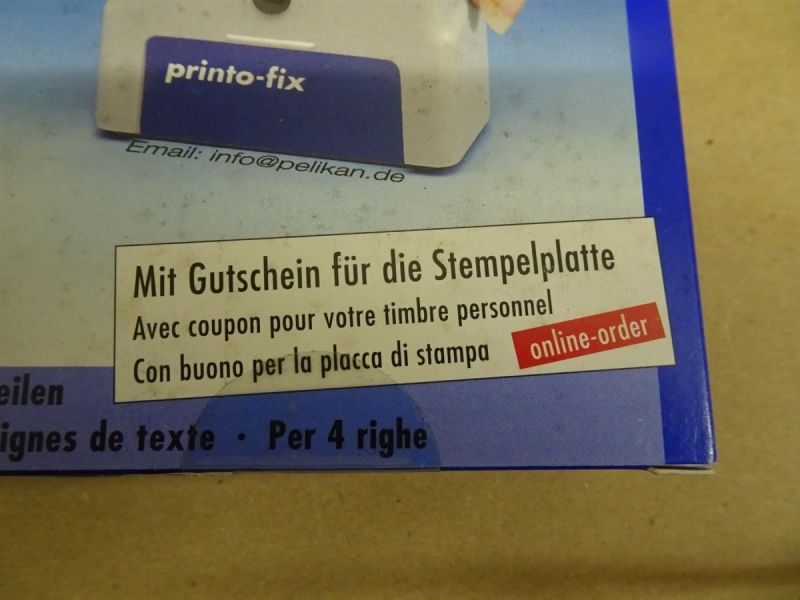 Timbri: Neuer Pelikan Stempelautomat – Nuovo e nell'imballaggio originale da Necker venduto da liq24 4