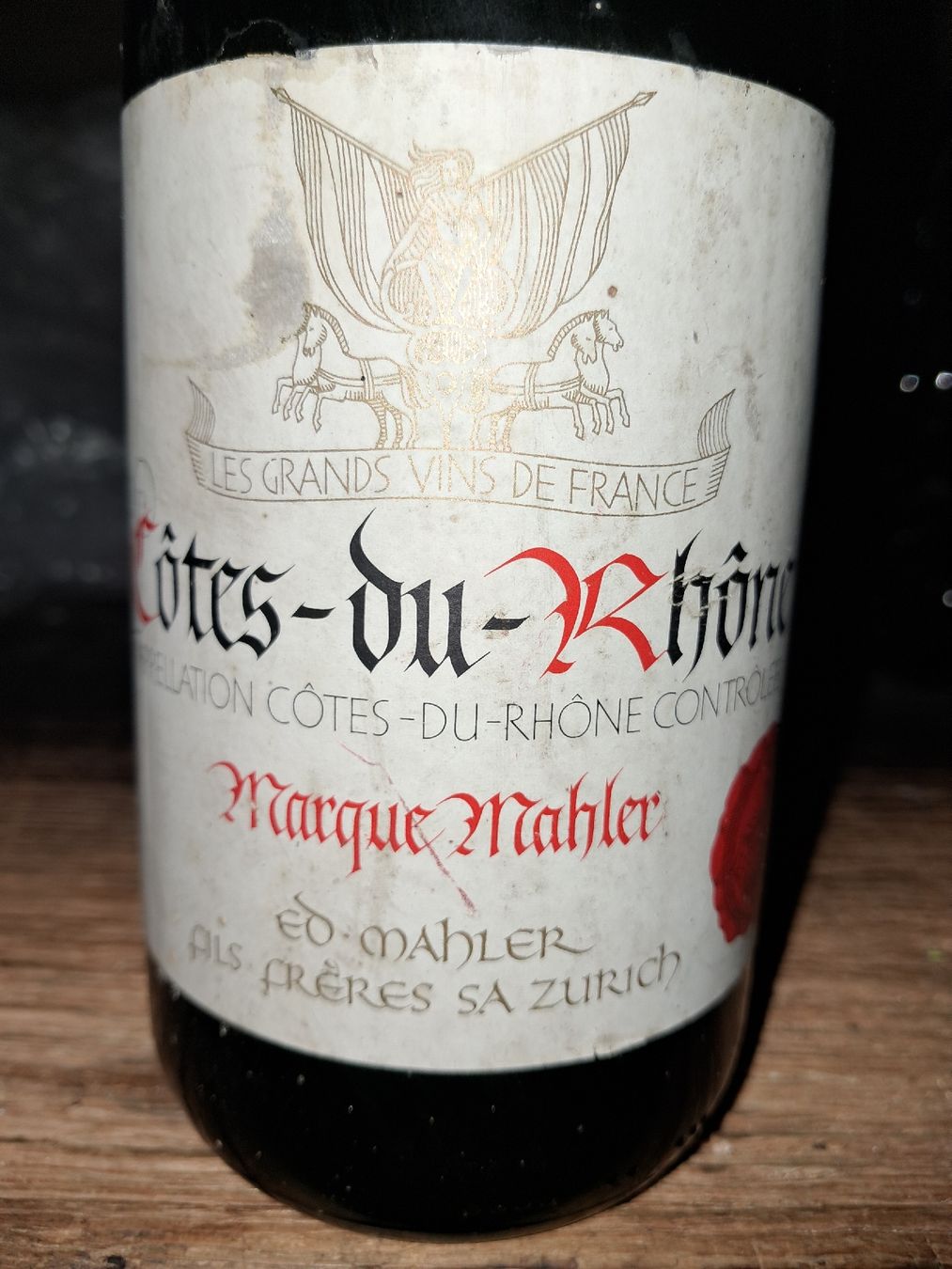 Vins: Côtes-du-Rhône de la marque Mahler – Neuf avec emballage d'origine à Le locle par juliensaran 1