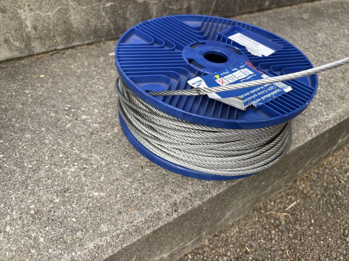 Ferramenta: Stahlseil-Rolle  4.0mm, L=100m – Nuovo (secondo la descrizione) da St. Margarethen TG venduto da Berk54 1