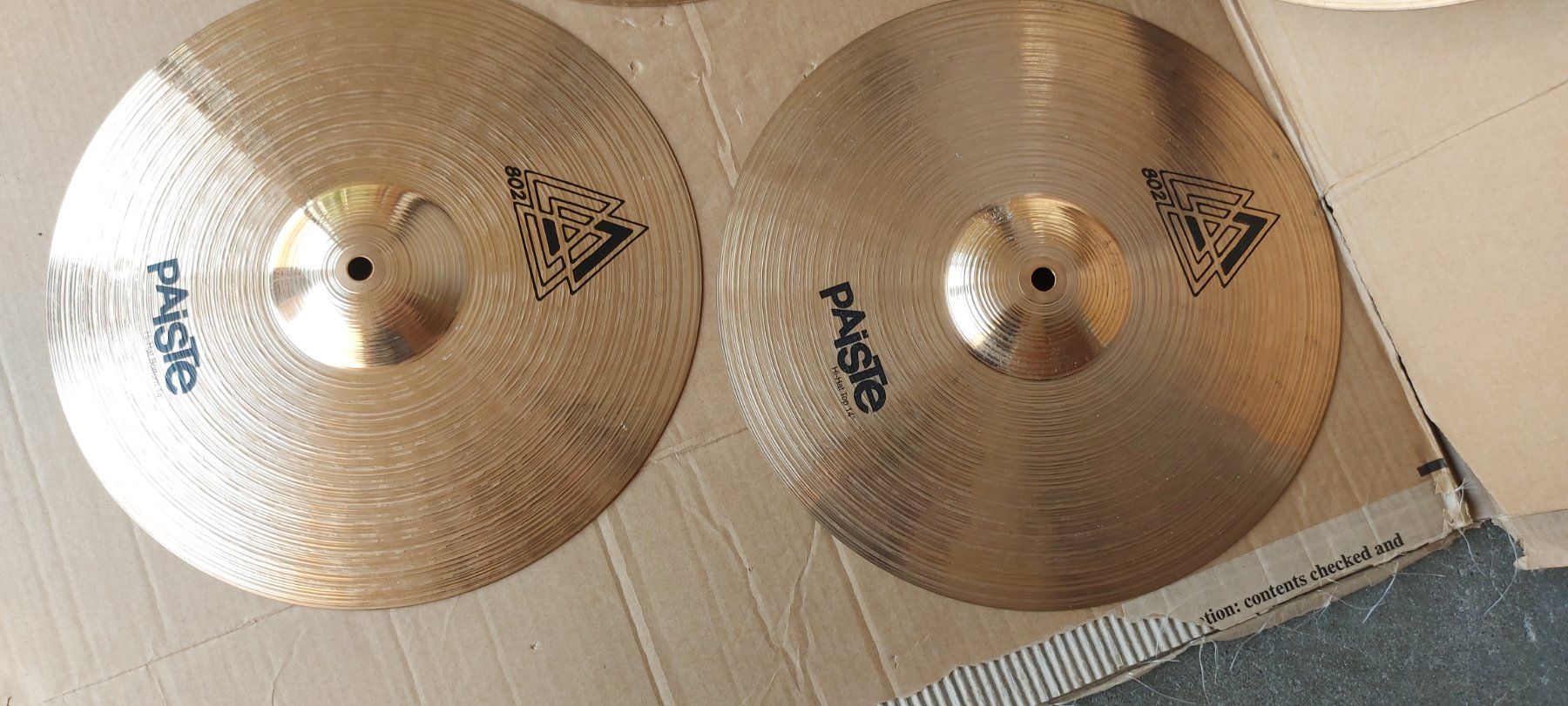 Paiste Musikinstrumente: 20",16",14" Paiste 802 becken set – Gebraucht aus Glattbrugg von Swissmusik 3