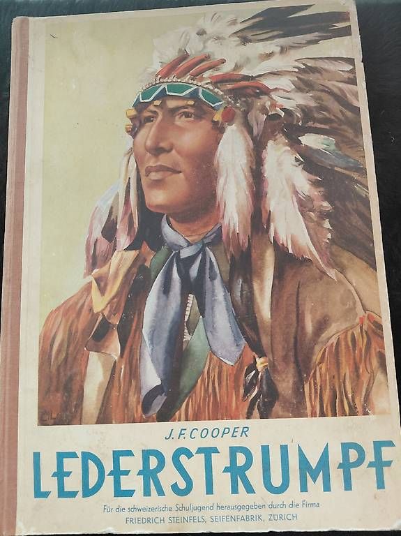 Bücher: Lederstumpf von J.F. Cooper. Steinfels Verlag. – Gebraucht aus Zollikerberg von Inhal