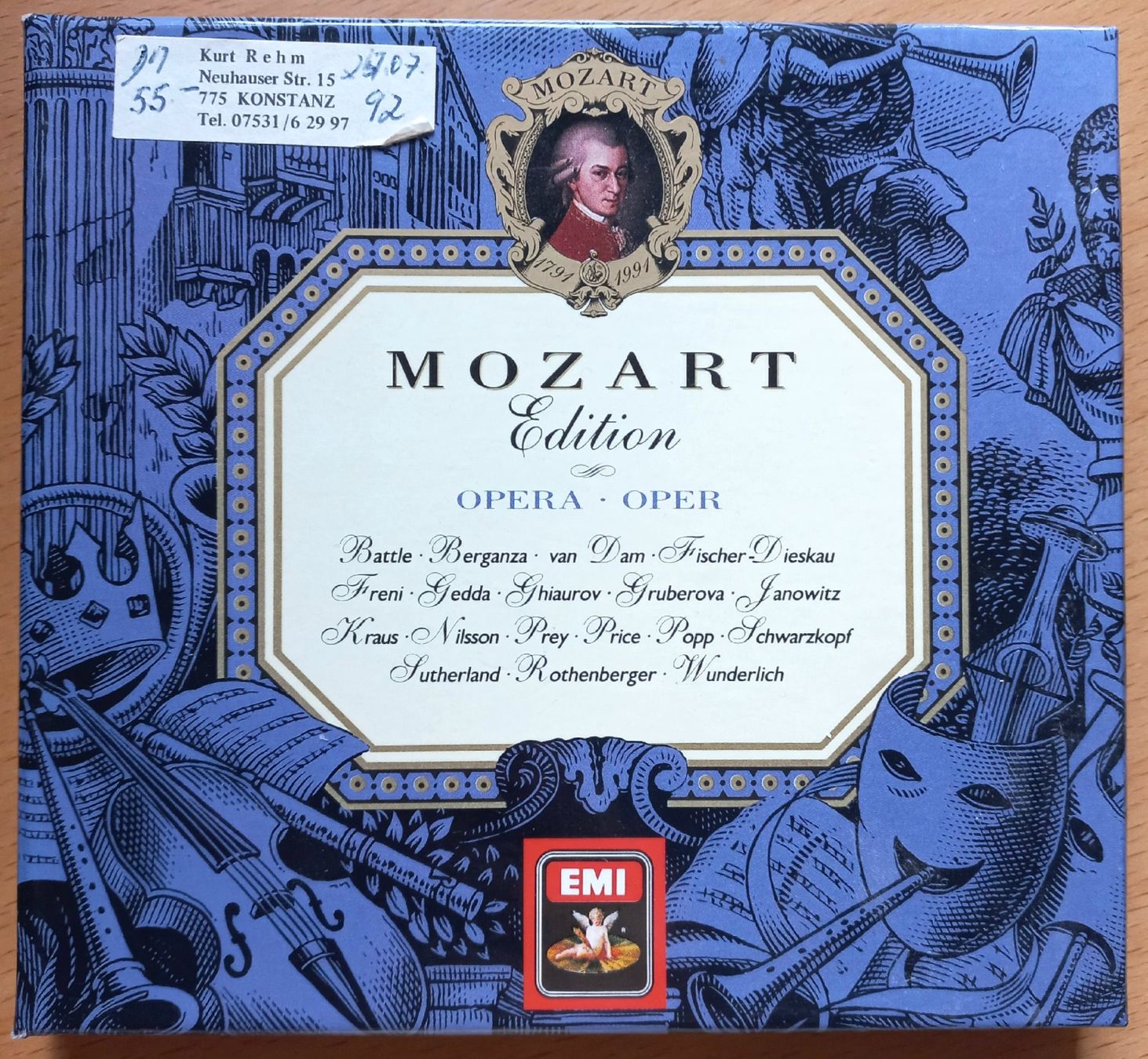 CDs: 2 CD - Mozart - Opern, grosser Querschnitt – Gebraucht aus Niederuzwil von lubimaja