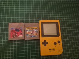 Nintendo GameBoy Pocket + Tetris + Super Mario- Like New 👍