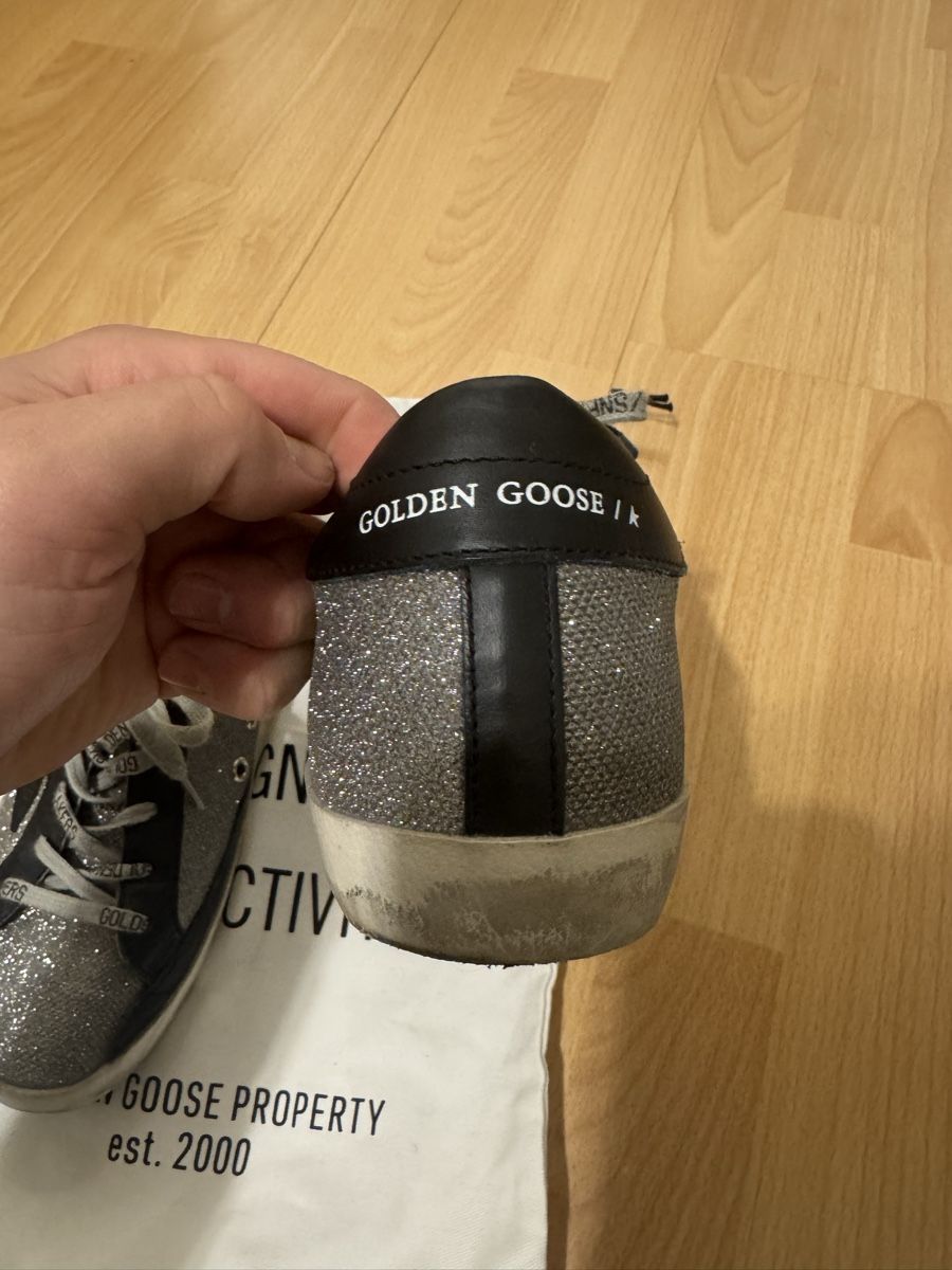 Golden Goose Scarpe da donna: Golden Goose Superstar Sneaker, Glitzer – Usato da Wädenswil venduto da Schuetze1350 2