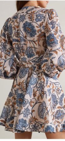 Robe Zimmermann à fleurs, Taille 1, Été, très tendance!