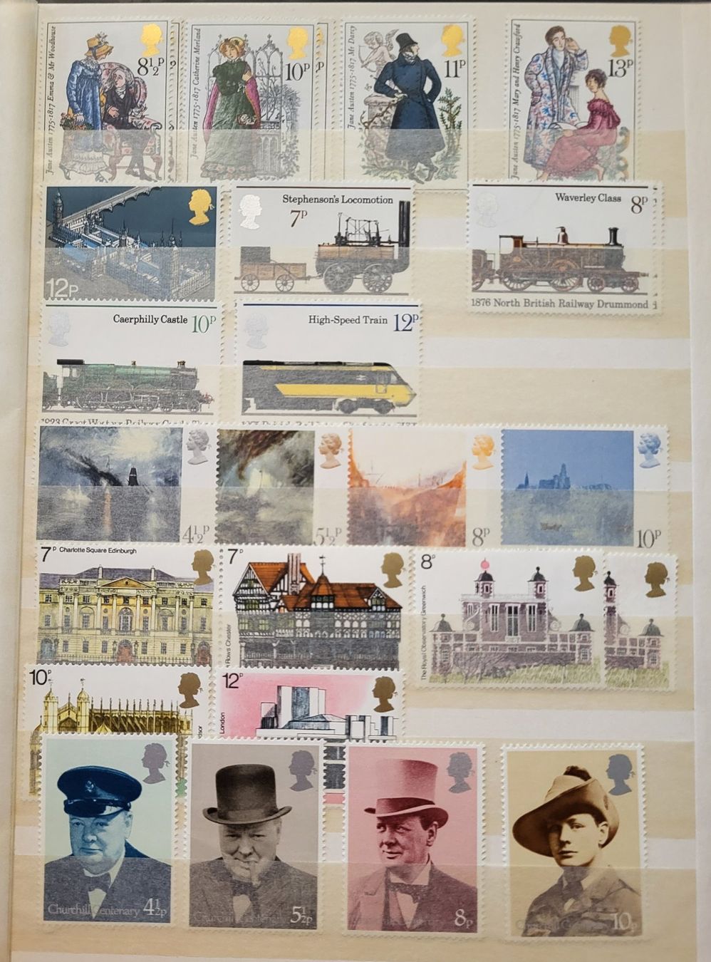 Tutti i francobolli: Grossbritannien UK, Lot Postfrisch + Gestempelt – Usato da Castione venduto da Rx-stamps 2
