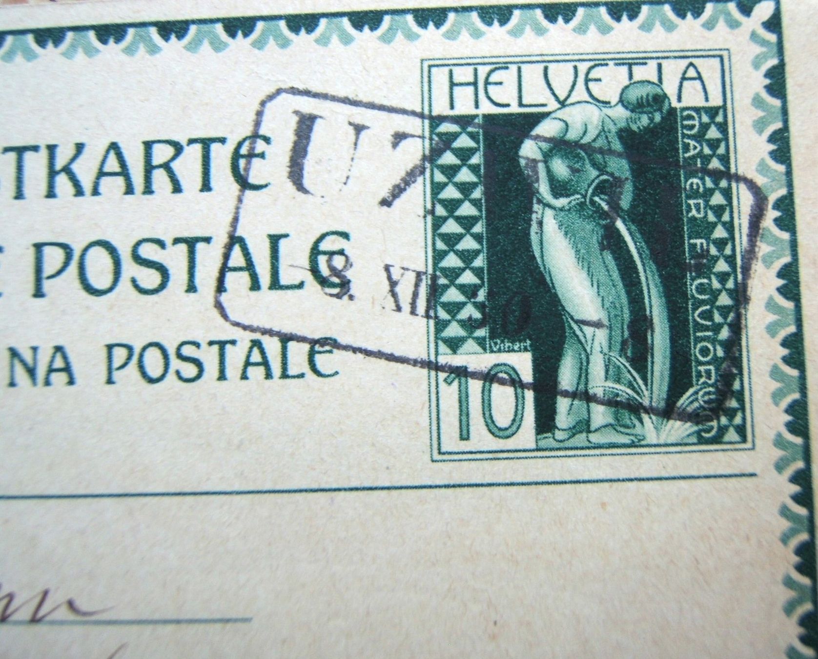 Tutti i francobolli: BPK RIGI MIT BAHNPOSTSTEMPEL UZWIL 1930 – Usato da Brunnen venduto da Nonne04 1