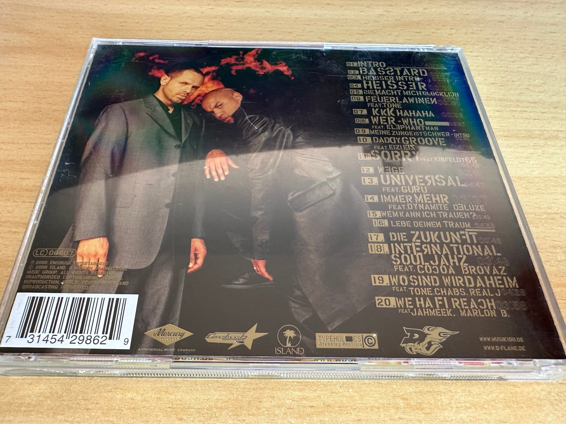 CD: D-Flame – Basstard – Usato da Rikon im Tösstal venduto da Alpenmutz 1