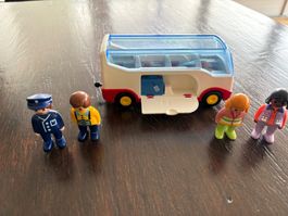 Playmobil Bus mit Passagiere und Gepäck, Top Zustand