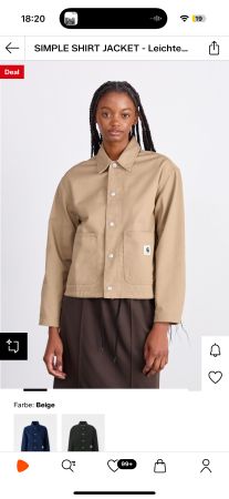 Neue Carhartt-Jacke in Grösse S