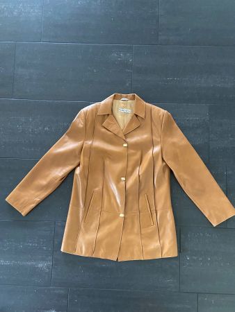 Lederjacke von Punto Nero, Grösse 36/38