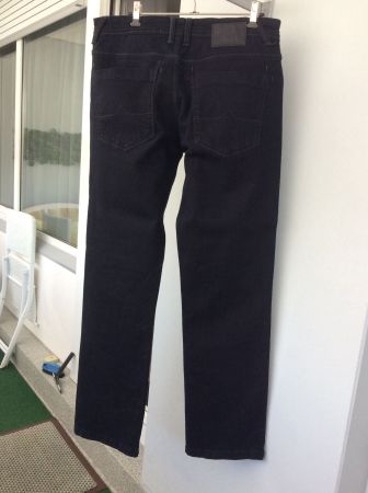 Herrenjeans, schwarz, neu, Größe 46
