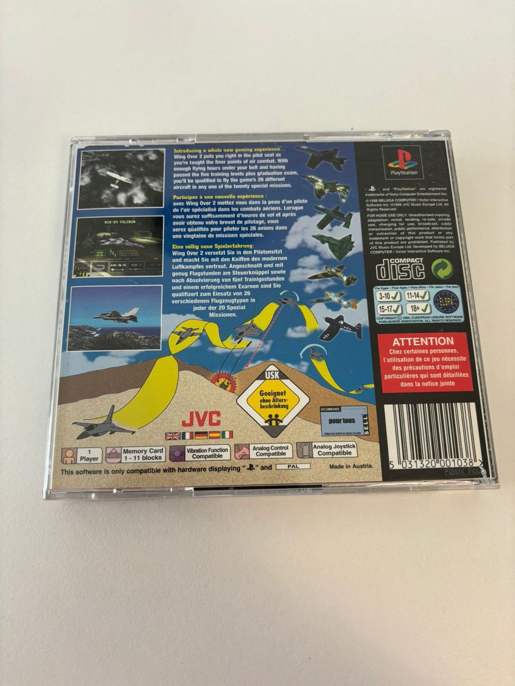 Giochi: Wing Over 2 (PS1) – Usato da Herisau venduto da Seyashop_2 2