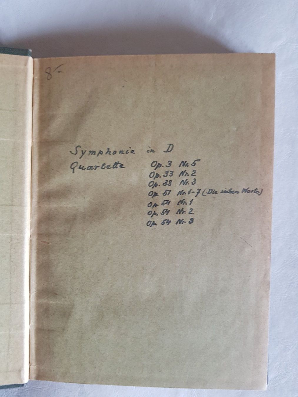 Libri: Musik Buch Joseph Haydn - Symph. D. Quartette – Usato da Walterswil BE venduto da Lonitti 5