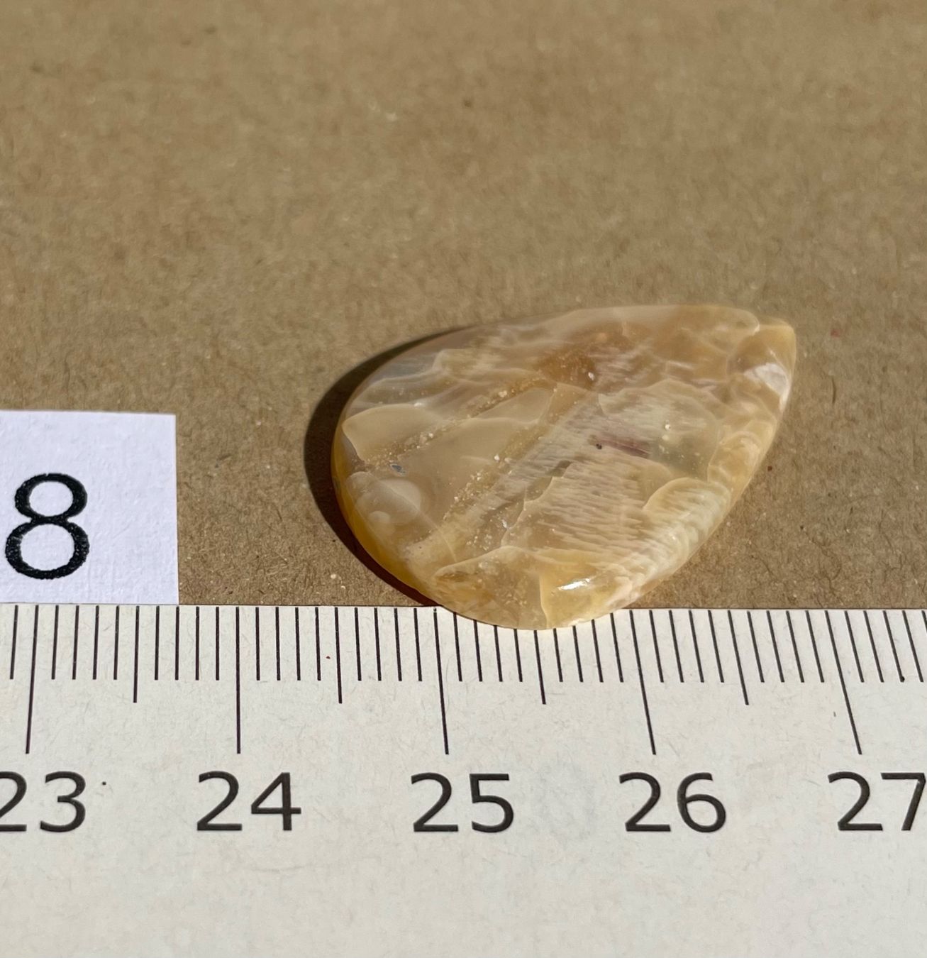 Minerali & Pietre curative: Opal Cabochon    aus Australien Einzelstück Gold - Farben – Nuovo e nell'imballaggio originale da Leuggern venduto da gemshow 7