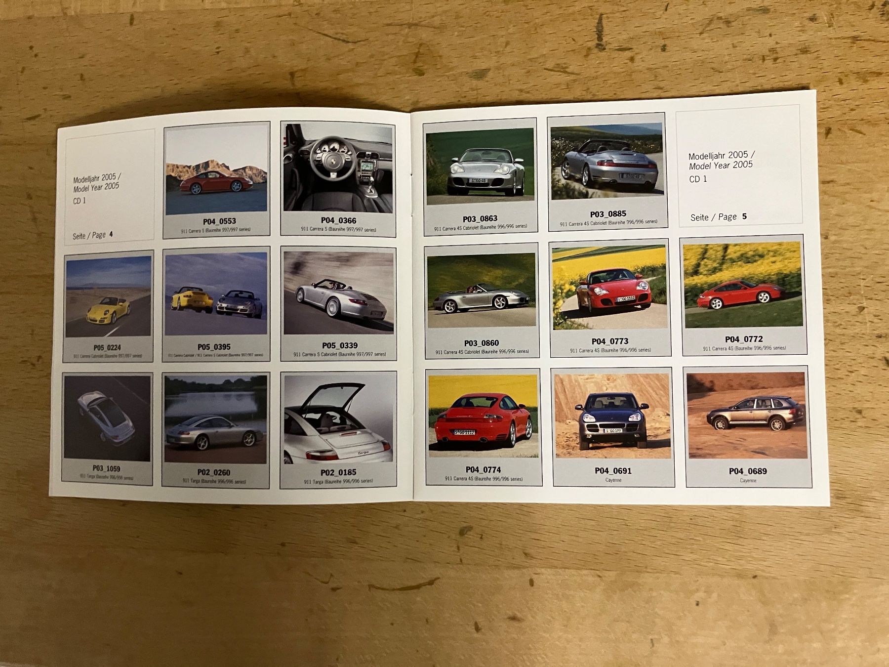 CD: CD Presse-Information PORSCHE modèles année 2005 – Nuovo (secondo la descrizione) da Cortaillod venduto da car_f6v6 5