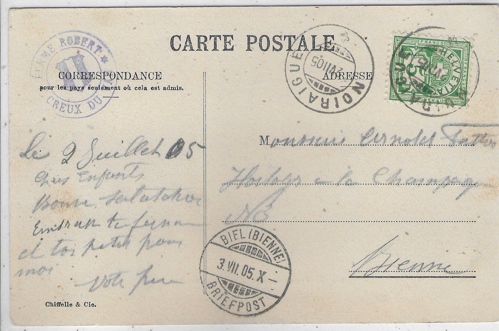 Cartoline postali: La Ferme Robert et le creux du Van - animee – Usato da Ettingen venduto da Kartenplanet 1