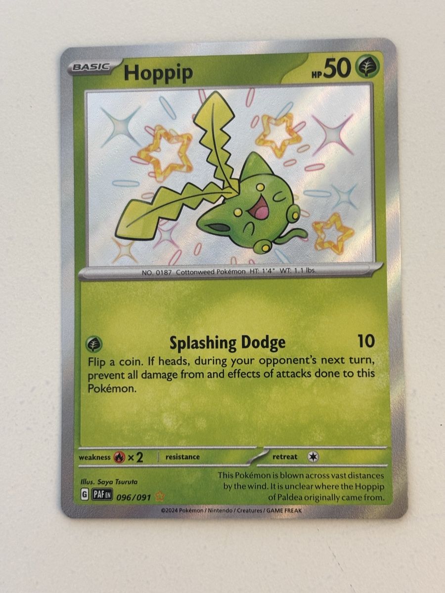 Pokémon Sammelbilder & Trading cards: Carte Pokémon HOPPIP paf 096 – Neu (gemäss Beschreibung) aus lausanne von helderj