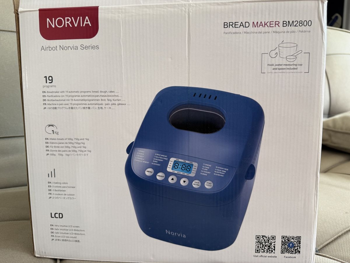 Küchengeräte: Norvia Bread Maker BM2800 – Neu (gemäss Beschreibung) aus Cham von cec_b78y 7