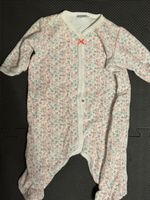 Petit Bateau Velours-Strampler |Wie neu|Floral