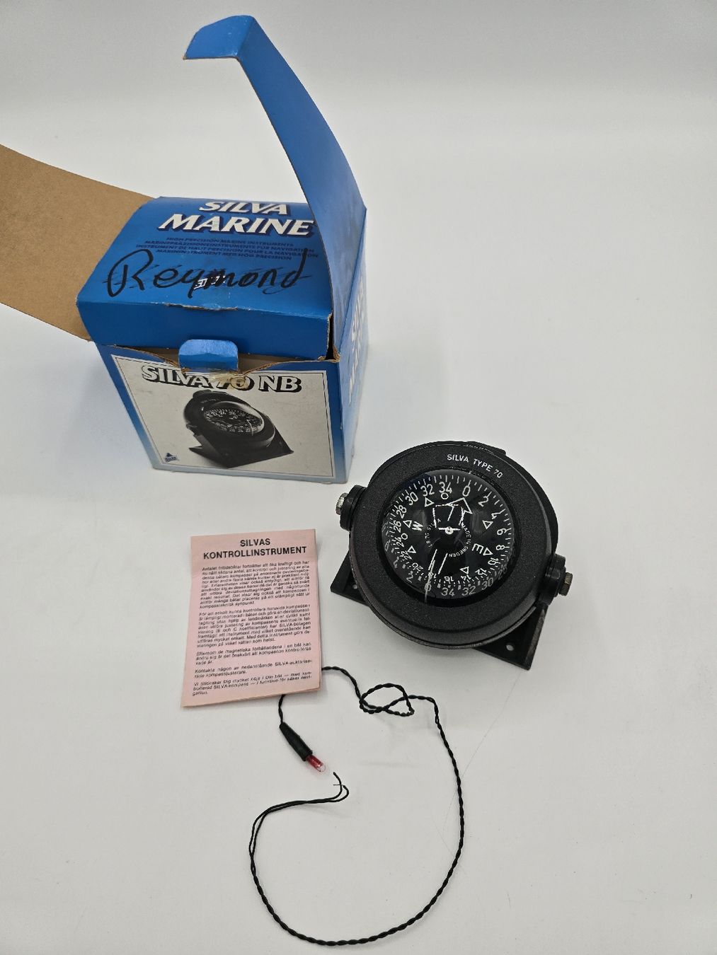 GPS & Strumenti di misurazione: Boussole de navigation marine Silva Type 70 N – Usato da Bière venduto da BellayServices 1