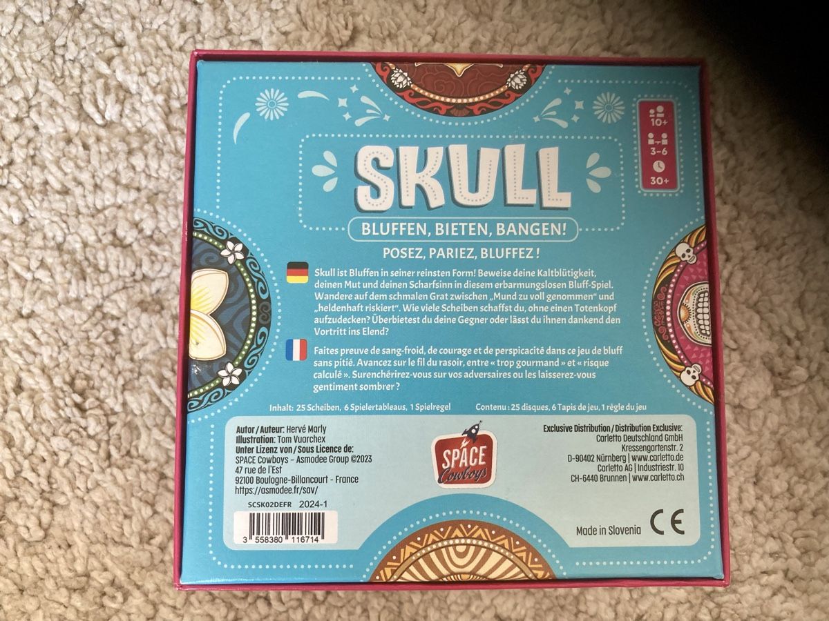 Giochi: Skull ein Karten- / Bluffenspiel – Usato da Allschwil venduto da waldlachen 1